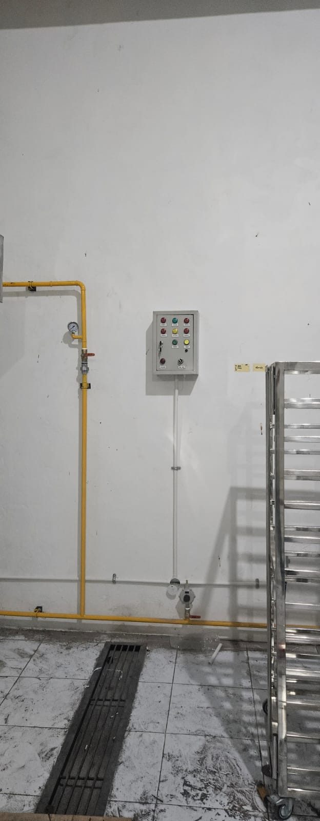Pipa gas & panel kontrol